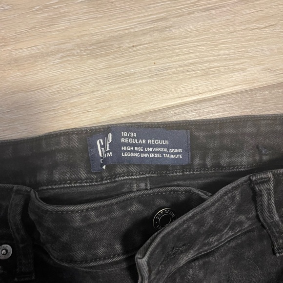 Faded Black Jeans - Size 18 - Picture 2 of 2